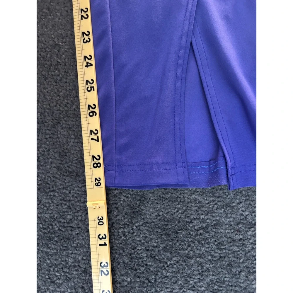 Sympli Legging Women's Size 10 Blue Polyester Stretch Elastic Waist Pull On - Picture 2 of 7
